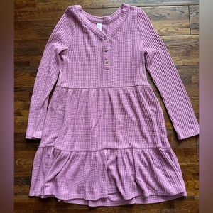 NWT Justice girls long sleeve dress size 10